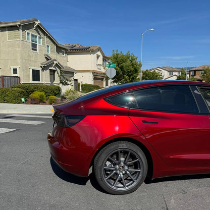 Gloss Metallic Cherry Red Car Vinyl Wrap