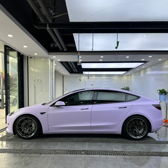 Quality Ultra-Matte Liquid Violet Car Vinyl Wrap  For Sale |