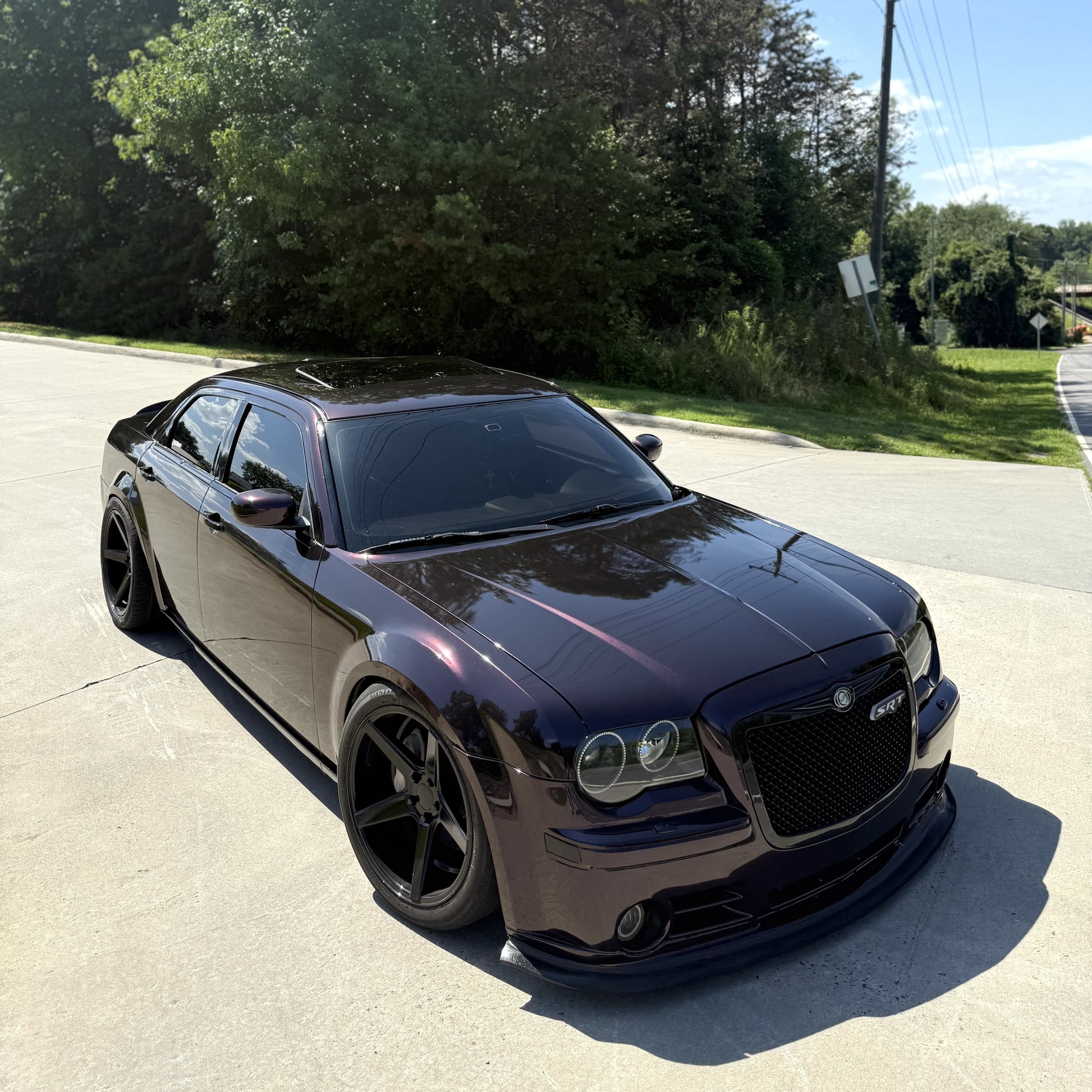 PET Gloss Metallic Gloss Gentian Purple Car Vinyl Wrap