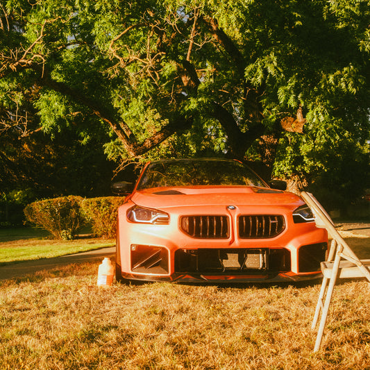 TPU Racing Orange Car Vinyl Wrap