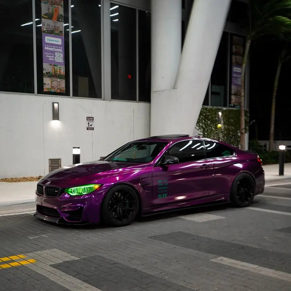 Gloss Metallic Grape Purple Car Vinyl Wrapح