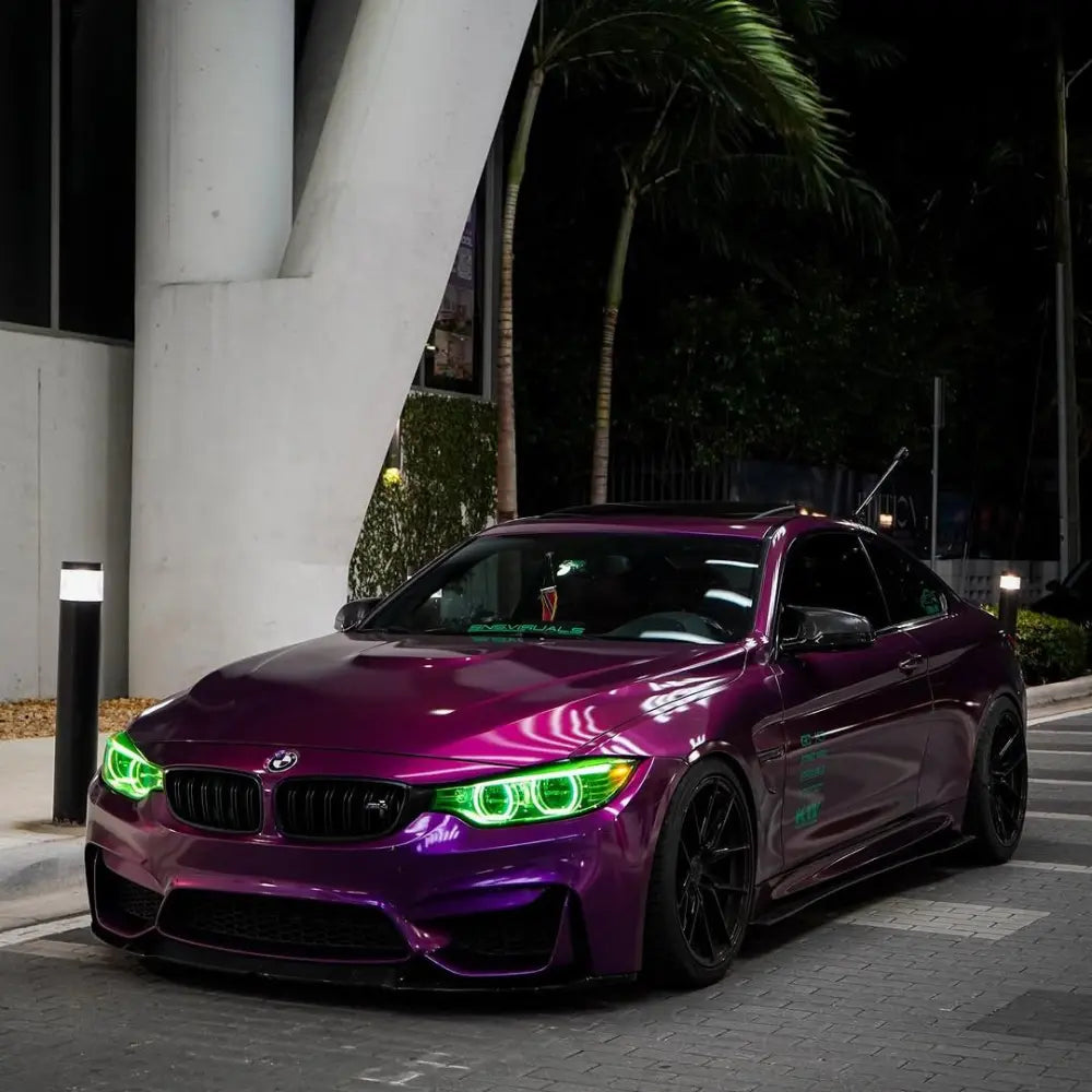 Gloss Metallic Grape Purple Car Vinyl Wrapح