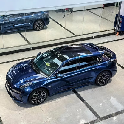 Gloss Metallic Indigo Blue Car Vinyl Wrap