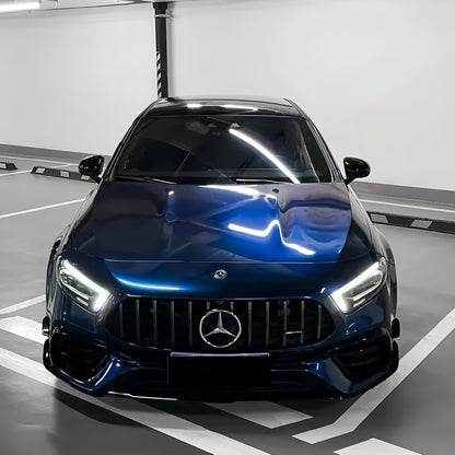 Gloss Metallic Indigo Blue Car Vinyl Wrap