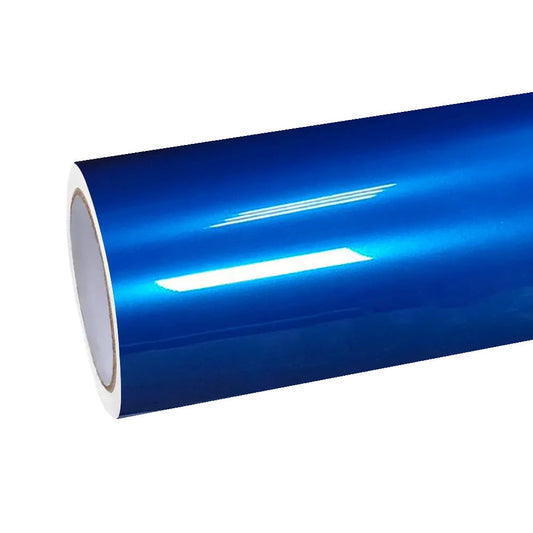 Quality Gloss Metallic Jazz Blue Car Vinyl Wrap  For Sale |