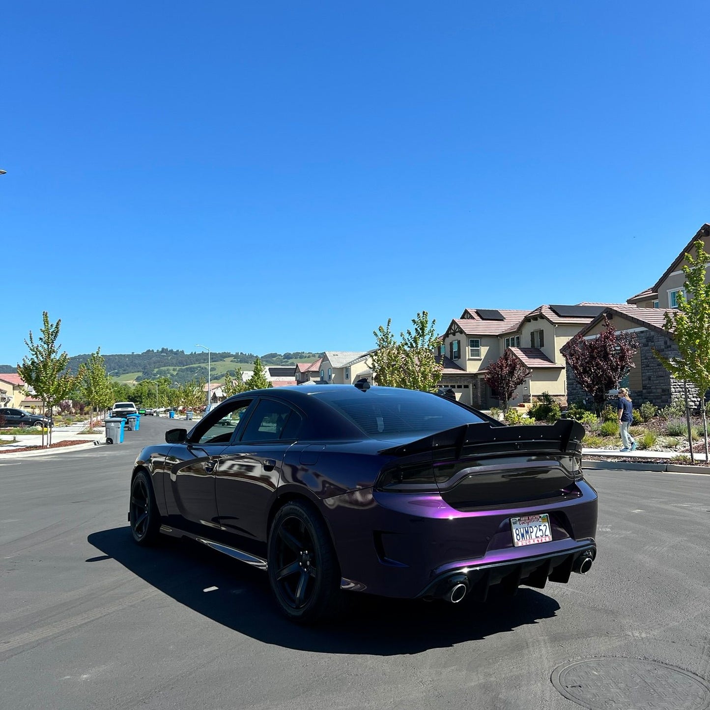 PET Gloss Midnight purple Wrap for Car