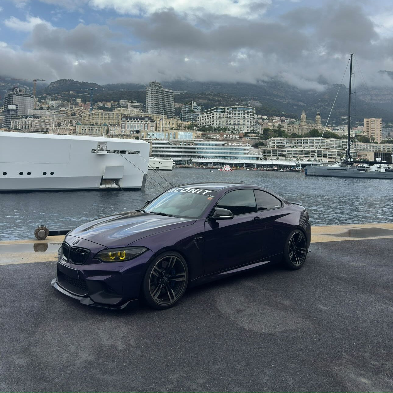 PET Gloss Midnight purple Wrap for Car
