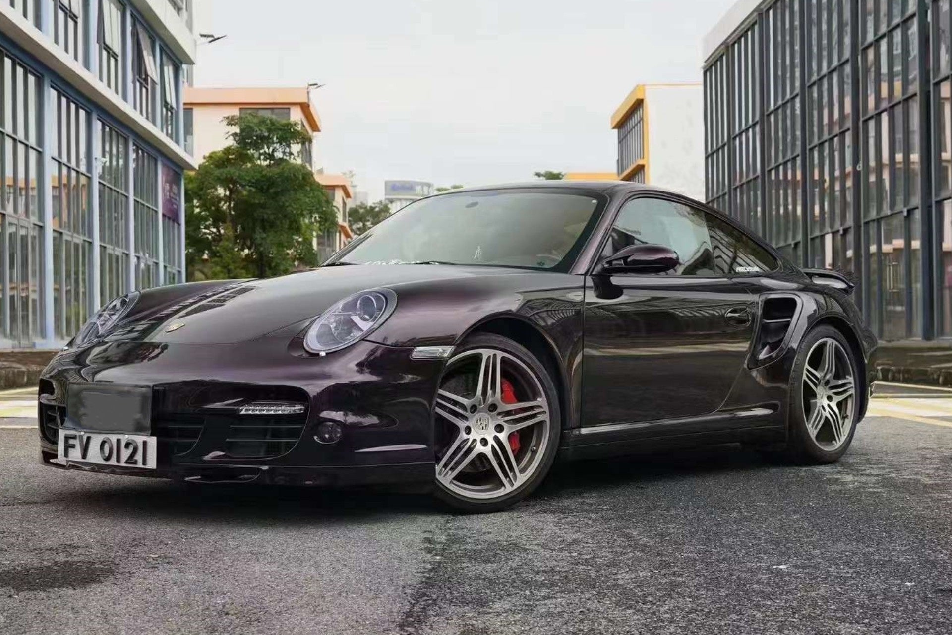 Quality Gloss Metallic Midnight Red Car Vinyl Wrap  For Sale |