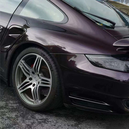 Quality Gloss Metallic Midnight Red Car Vinyl Wrap  For Sale |