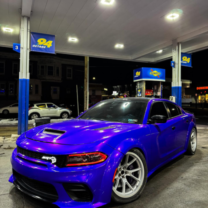 Gloss Metallic Plum Explosion Purple Car Vinyl Wrap