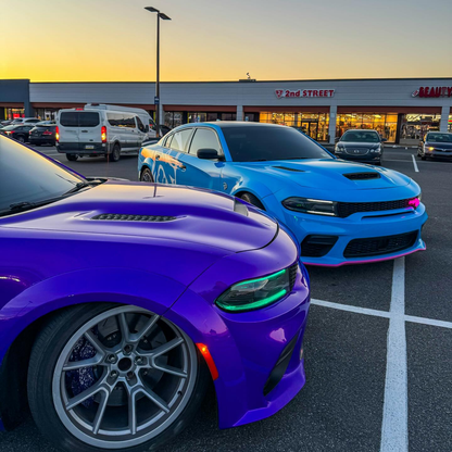 Gloss Metallic Plum Explosion Purple Car Vinyl Wrap