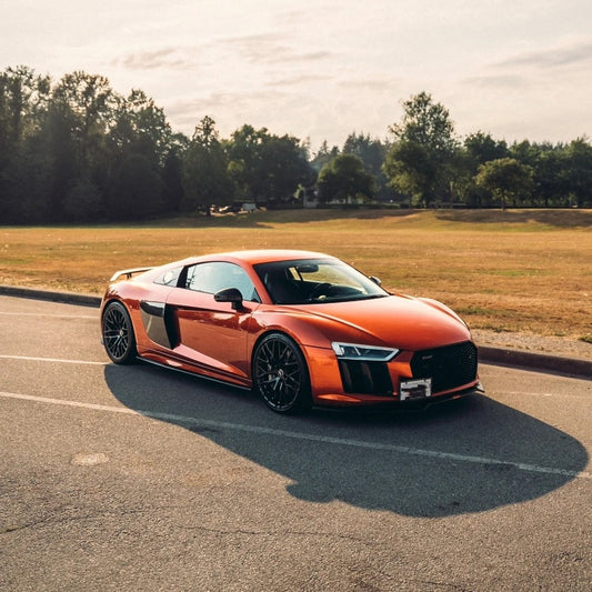 Gloss Metallic Sakhir Orange Car Vinyl Wrap