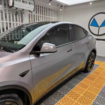 Quality Gloss Metallic Titanium Gray Car Vinyl Wrap  For Sale |