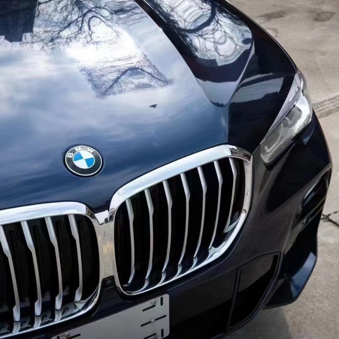 BMW Gloss PET Sapphire Blue Car Vinyl Wrap