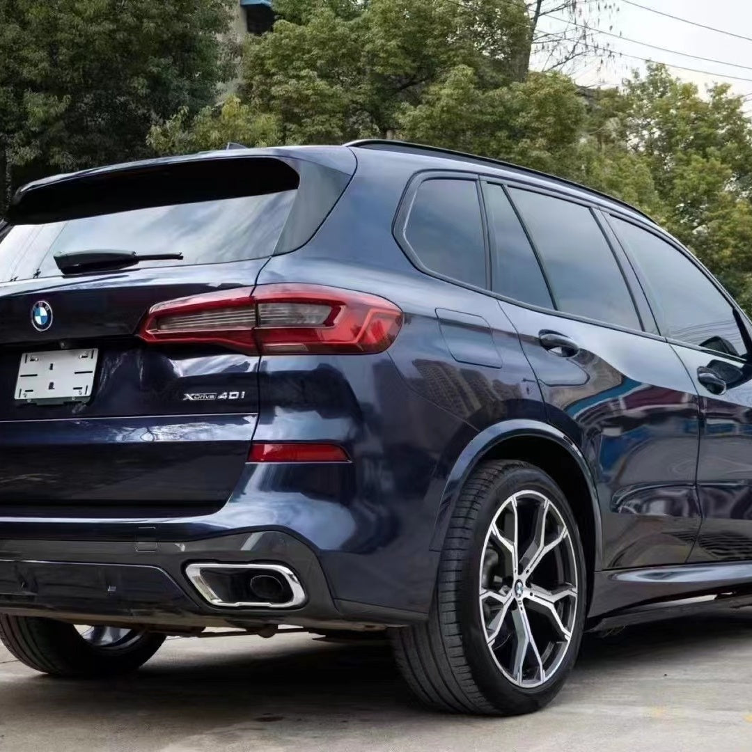 BMW Gloss PET Sapphire Blue Car Vinyl Wrap