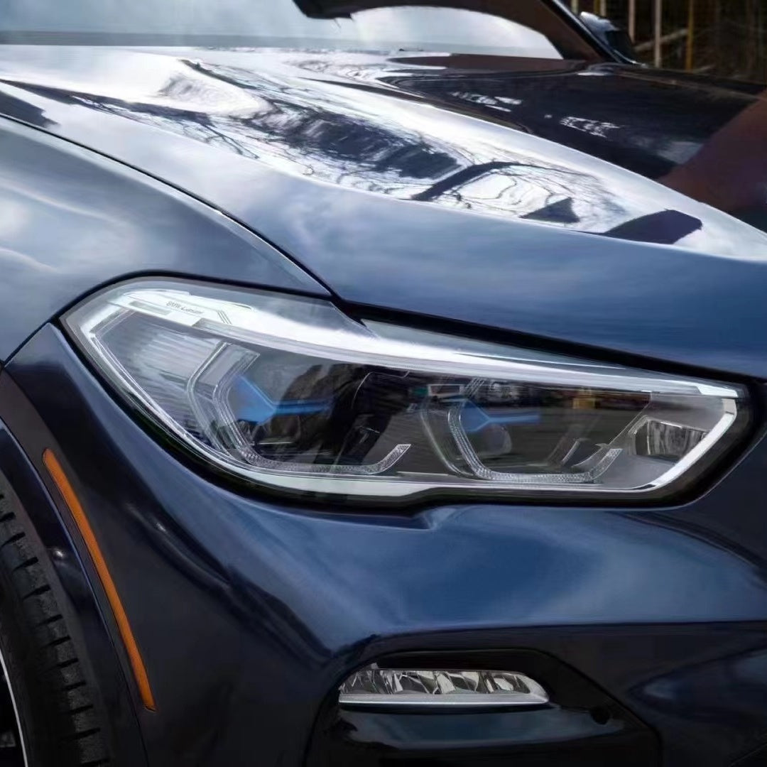 BMW Gloss PET Sapphire Blue Car Vinyl Wrap