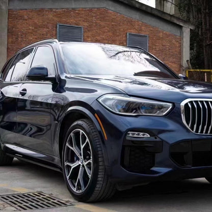 BMW Gloss PET Sapphire Blue Car Vinyl Wrap