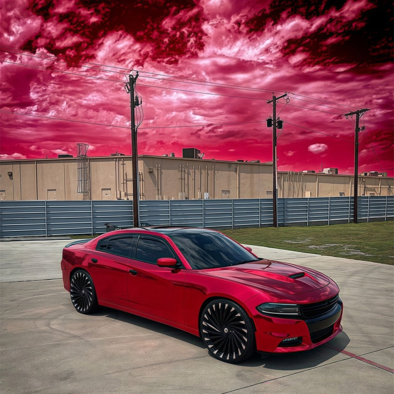 Quality Gloss Red Mirror Chrome Car Vinyl Wrap  For Sale |