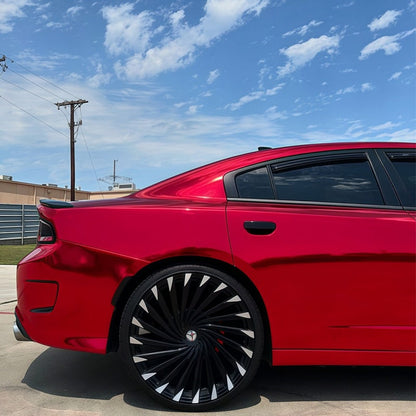 Quality Gloss Red Mirror Chrome Car Vinyl Wrap  For Sale |