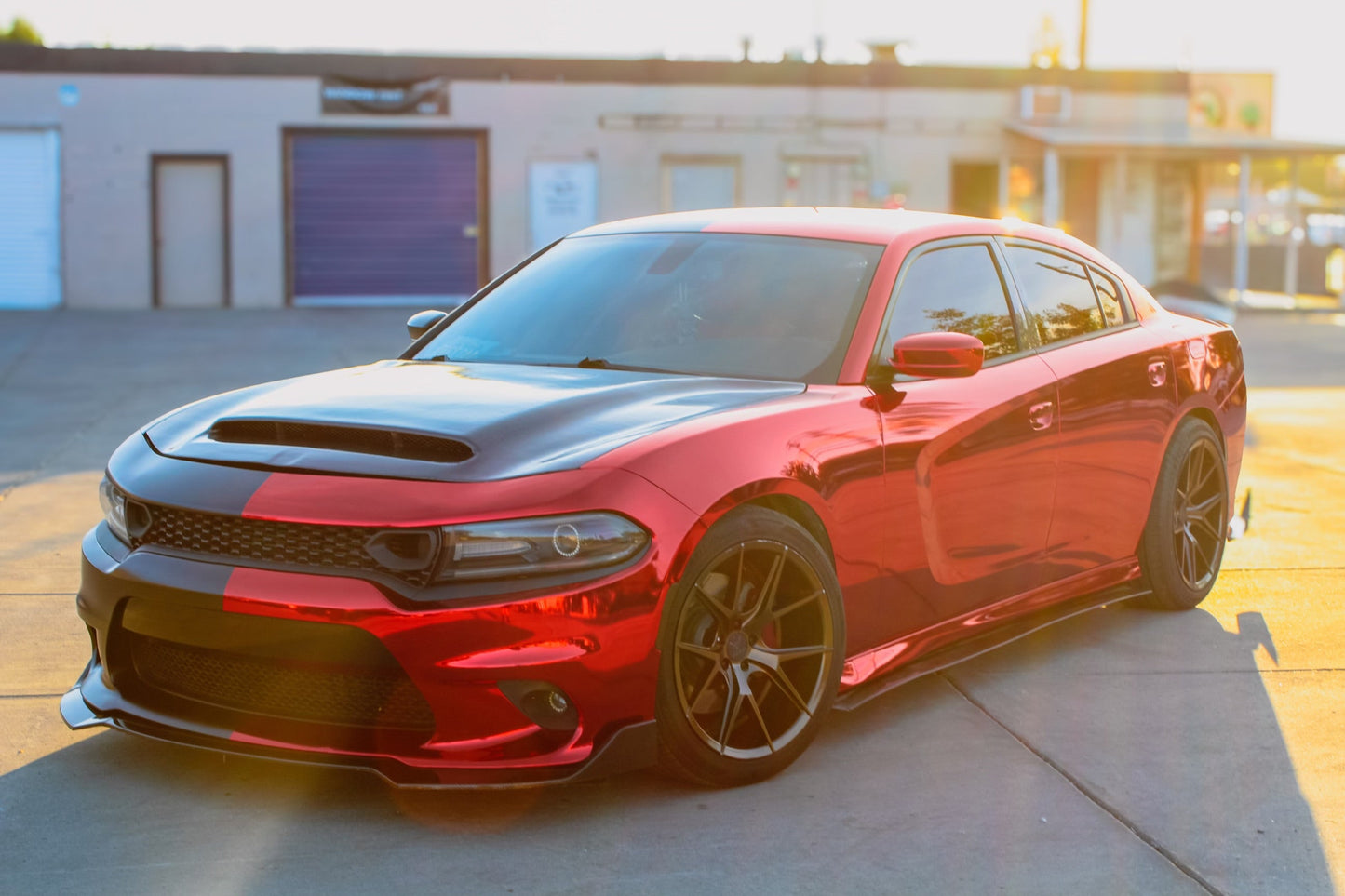 Quality Gloss Red Mirror Chrome Car Vinyl Wrap  For Sale |