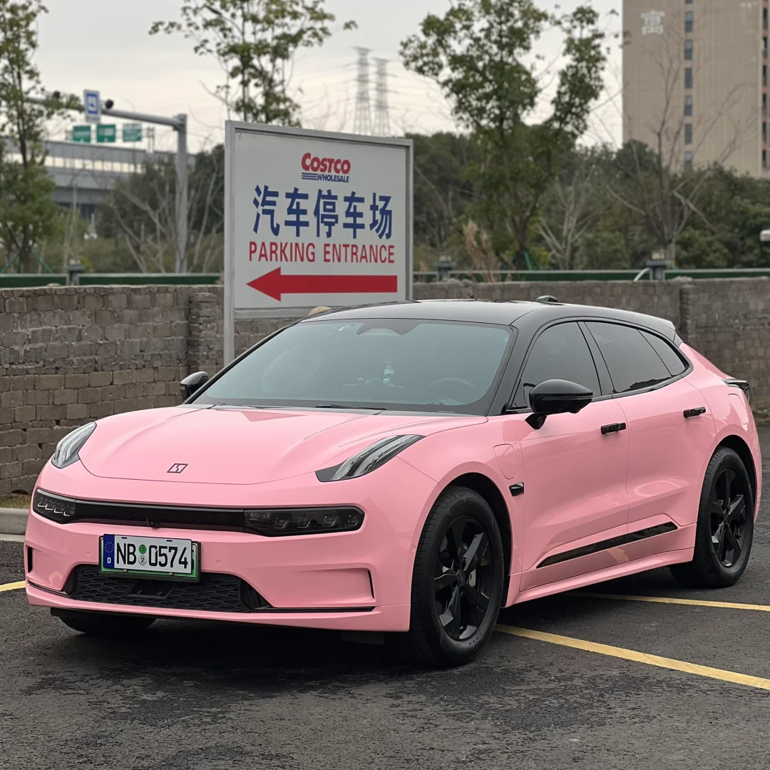 Gloss Rouge Pink Car Vinyl Wrap