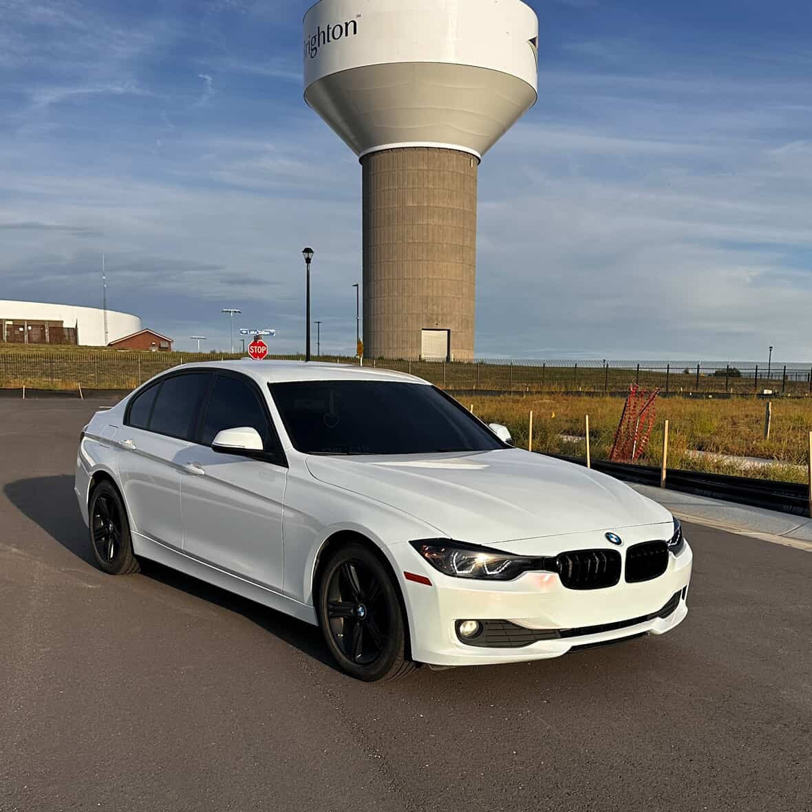 Gloss White Red Car Vinyl Wrap