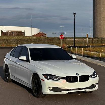 Gloss White Red Car Vinyl Wrap