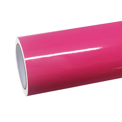 Glossy Crystal Rose Red Car Vinyl Wrap