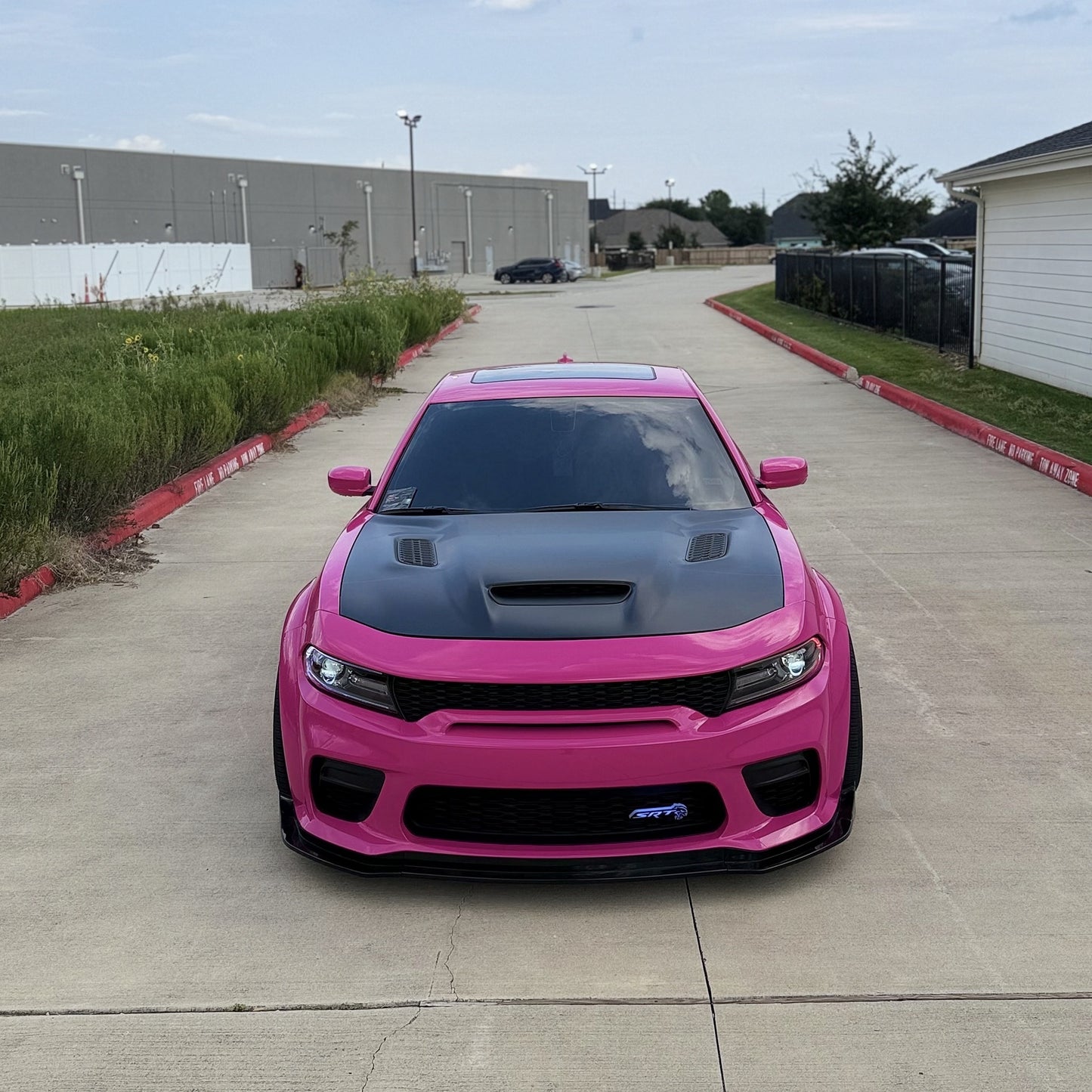 Glossy Crystal Rose Red Car Vinyl Wrap