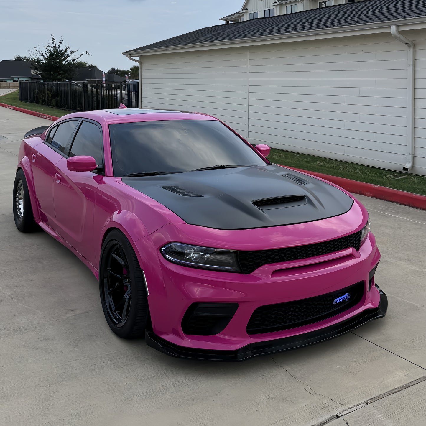 Glossy Crystal Rose Red Car Vinyl Wrap