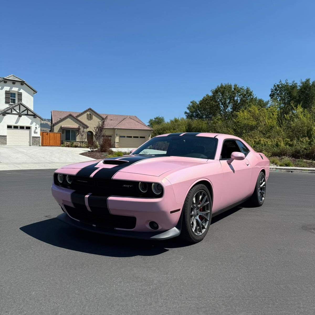 Glossy Laser Light Pink Car Vinyl Wrap