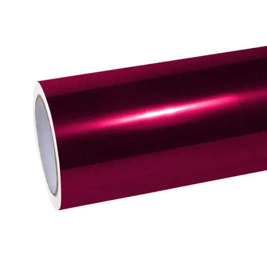 Quality PET Glossy Metallic Rubellite Purple Vinyl Wrap  For Sale |
