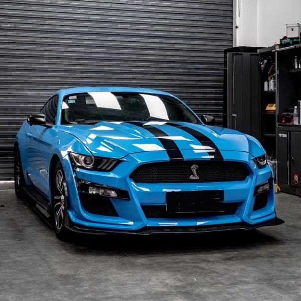 Gloss Crystal Blue Sky Car Vinyl Wrap - Fast Delivery