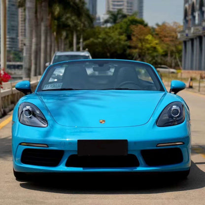 Gloss Crystal Blue Sky Car Vinyl Wrap - Fast Delivery