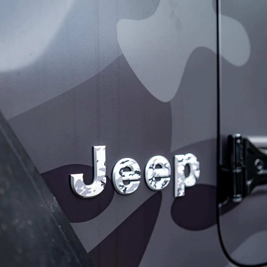 Jeep Green Camo Custom Car Vinyl Wrap: Turn Your Ride into a Wildlife Chameleon