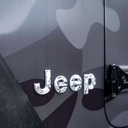 Jeep Green Camo Custom Car Vinyl Wrap: Turn Your Ride into a Wildlife Chameleon
