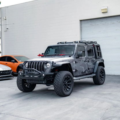 Jeep Green Camo Custom Car Vinyl Wrap: Turn Your Ride into a Wildlife Chameleon