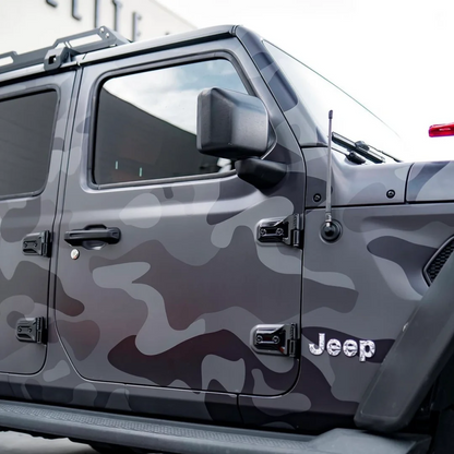 Jeep Green Camo Custom Car Vinyl Wrap: Turn Your Ride into a Wildlife Chameleon