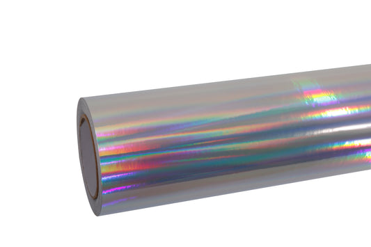 Laser Electroplated Silver Car Vinyl Wrap - 10% OFF All The Time