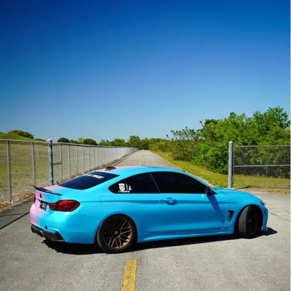 Quality Laser Pink To Blue Gradient Custom Vinyl Wrap  For Sale |