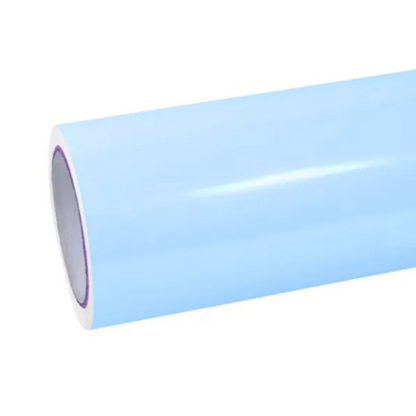 PET Macaron Baby Blue Car Vinyl Wrap
