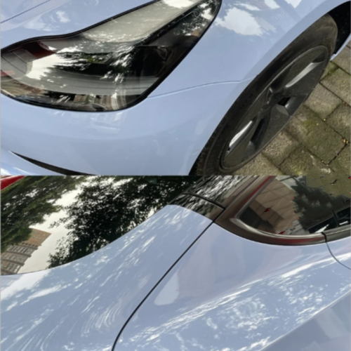 PET Macaron Baby Blue Car Vinyl Wrap