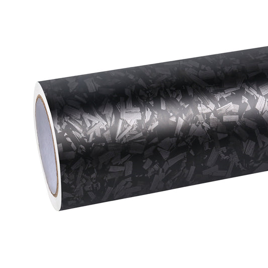 Quality Matte Black Forged Carbon Car Vinyl Wrap  For Sale |