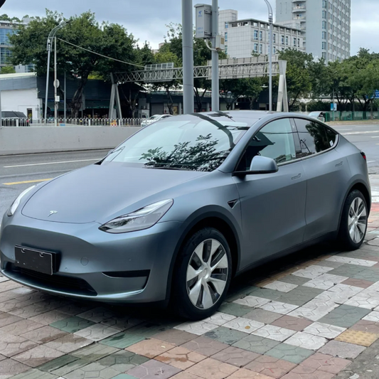 Quality Matte Blue Gray Vinyl Wrap Car Wrap  For Sale |