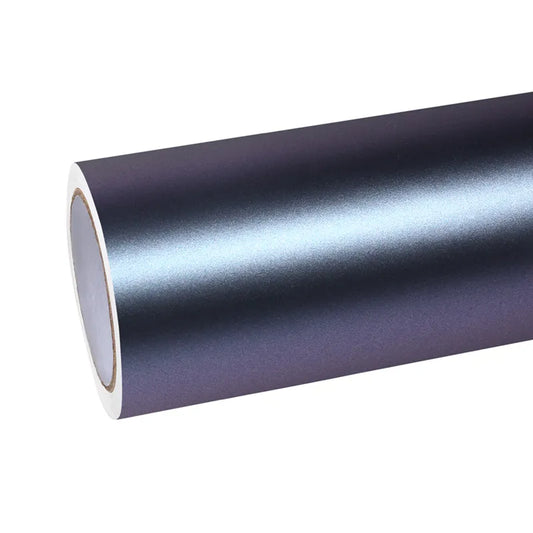 Quality Matte Capri Purple Grey Car Vinyl Wrap  For Sale |