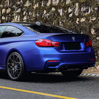 Matte Chrome Blue Car Vinyl Wrap