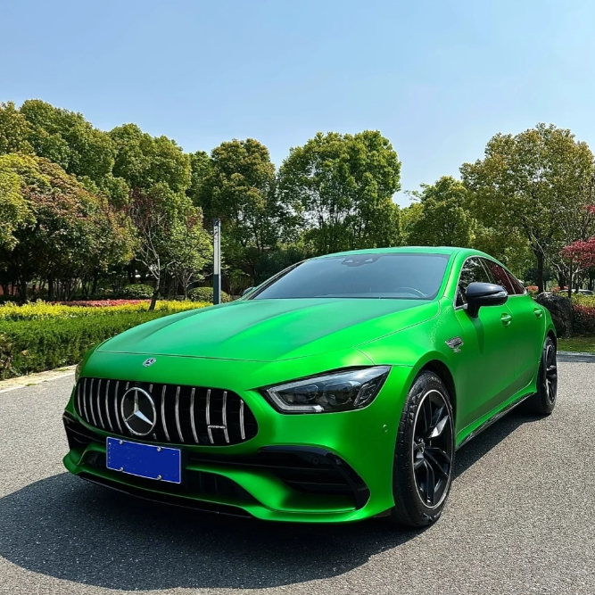 Matte Chrome Green Car Vinyl Wrap