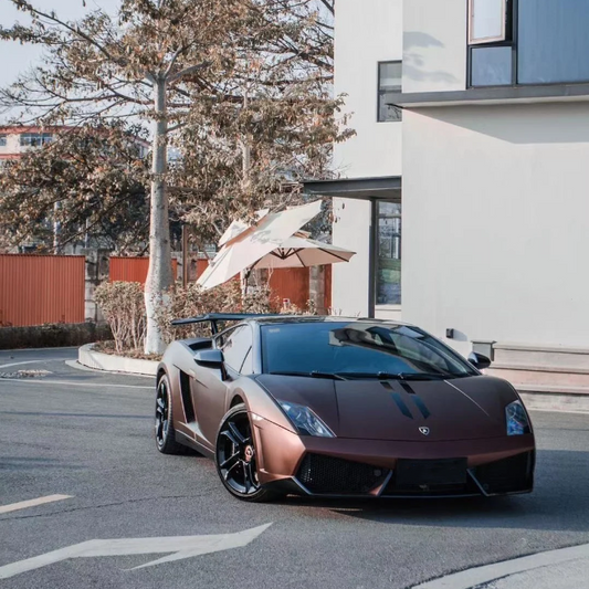 Quality Matte Flat Coffee Brown Car Vinyl Wrap   For Sale |