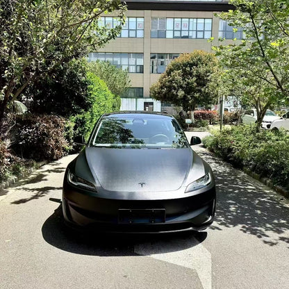 Matte Frosted Black Car Vinyl Wrap