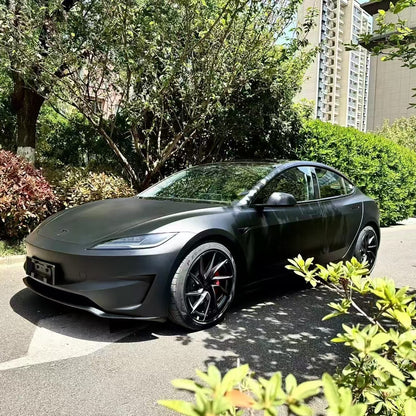 Matte Frosted Black Car Vinyl Wrap